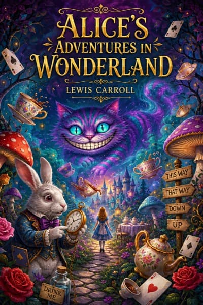 Alice's Adventures in Wonderland by Lewis Carroll — book cover