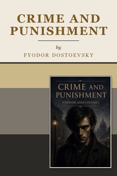 Crime and Punishment by Fyodor Dostoevsky — book cover