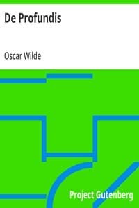 De Profundis by Oscar Wilde — book cover