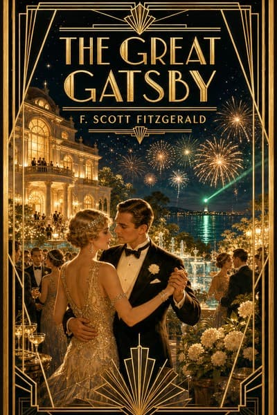 The Great Gatsby by F. Scott Fitzgerald — book cover