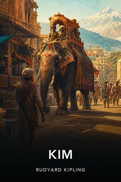 Kim by Rudyard Kipling — book cover