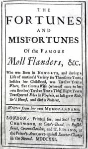 Moll Flanders by Daniel Defoe — book cover