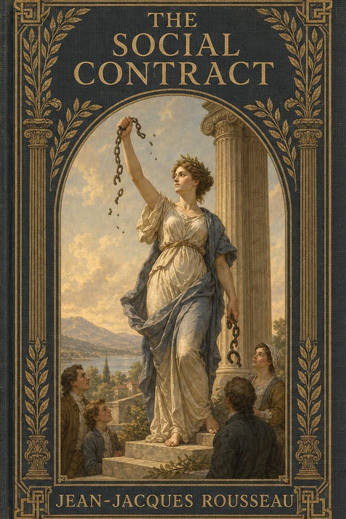The Social Contract by Jean-Jacques Rousseau — book cover