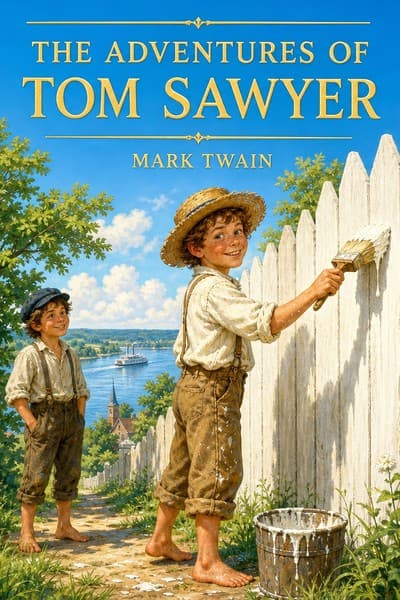 The Adventures of Tom Sawyer by Mark Twain — book cover